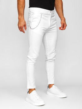 Білі чоловічі штани-чіноси Bolf 0059
