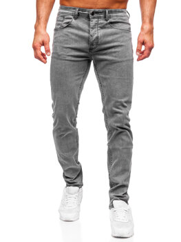 Графітові чоловічі джинсові шорти slim fit Bolf MP0192GC