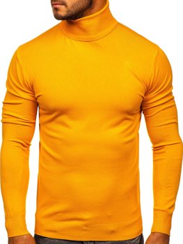 Жовта чоловічий светр гольф Bolf YY02