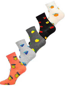 Різнокольорові жіночі шкарпетки Bolf WQ7638-5P 5 PACK