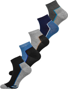 Різнокольорові чоловічі шкарпетки Bolf ND80018-5P 5 PACK