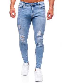 Сині чоловічі джинсові штани slim fit Bolf KX759-4A