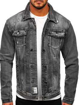Сіра джинсова куртка чоловіча Bolf MJ500G