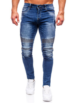 Темно-сині джинси чоловічі slim fit Bolf MP007BS