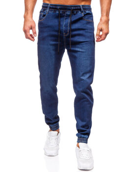 Темно-сині чоловічі джинсові джоггери Bolf 8131