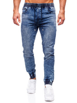 Темно-сині чоловічі джинсові джоггери Bolf MP0055B