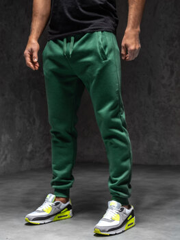 Чоловічі спортивні штани джоггери зелені Bolf XW01-C