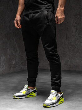 Чоловічі спортивні штани джоггери чорні Bolf XW01-C