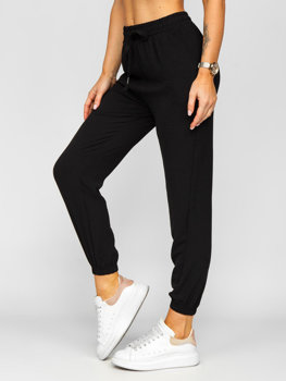 Чорні жіночі штани-джоггери Bolf W7322