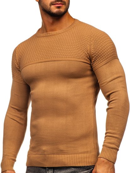 Коричневий чоловічий светр Bolf 4623