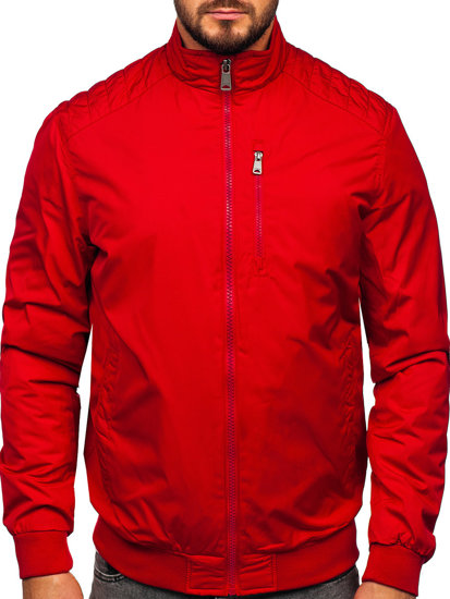 Куртка чоловіча демісезонна червона Bolf 1907-1