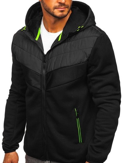 Чорна демісезонна чоловіча куртка Bolf KS2153