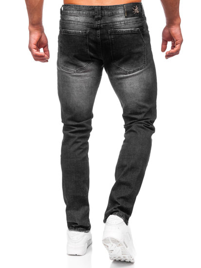 Чорні чоловічі джинси slim fit Bolf MP0086N