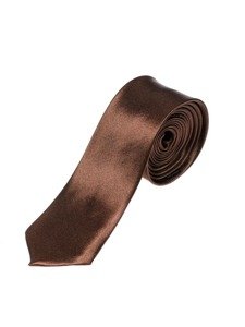 Елегантна коричнева чоловіча краватка Bolf K001