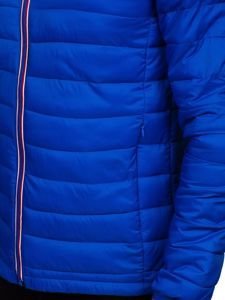 Куртка чоловіча демісезонна спортивна синя Bolf LY1017