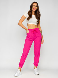 Рожеві жіночі штани-джоггери Bolf W7322