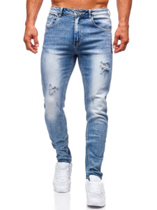 Сині джинсові штани чоловічі slim Fit Bolf KA6890S