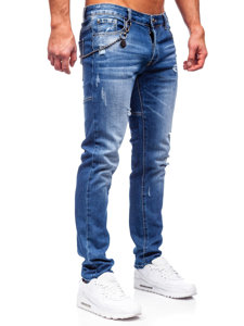 Сині чоловічі джински regular fit Bolf MP0051B