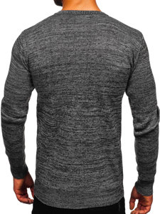 Сірий чоловічий светр Bolf S8307