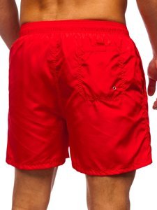 Червоні чоловічі шорти для плавання Bolf YW07002