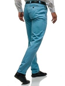 Чоловічі штани чиноси блакитні Bolf 6188
