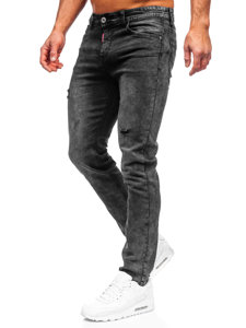 Чорні чоловічі джинси Regular fit Bolf K10007-2