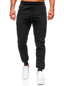 Чорні чоловічі спортивні штани джоггери Bolf JX6007