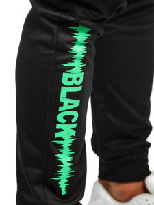 Чорні чоловічі штани джоггери-карго Bolf HW2357